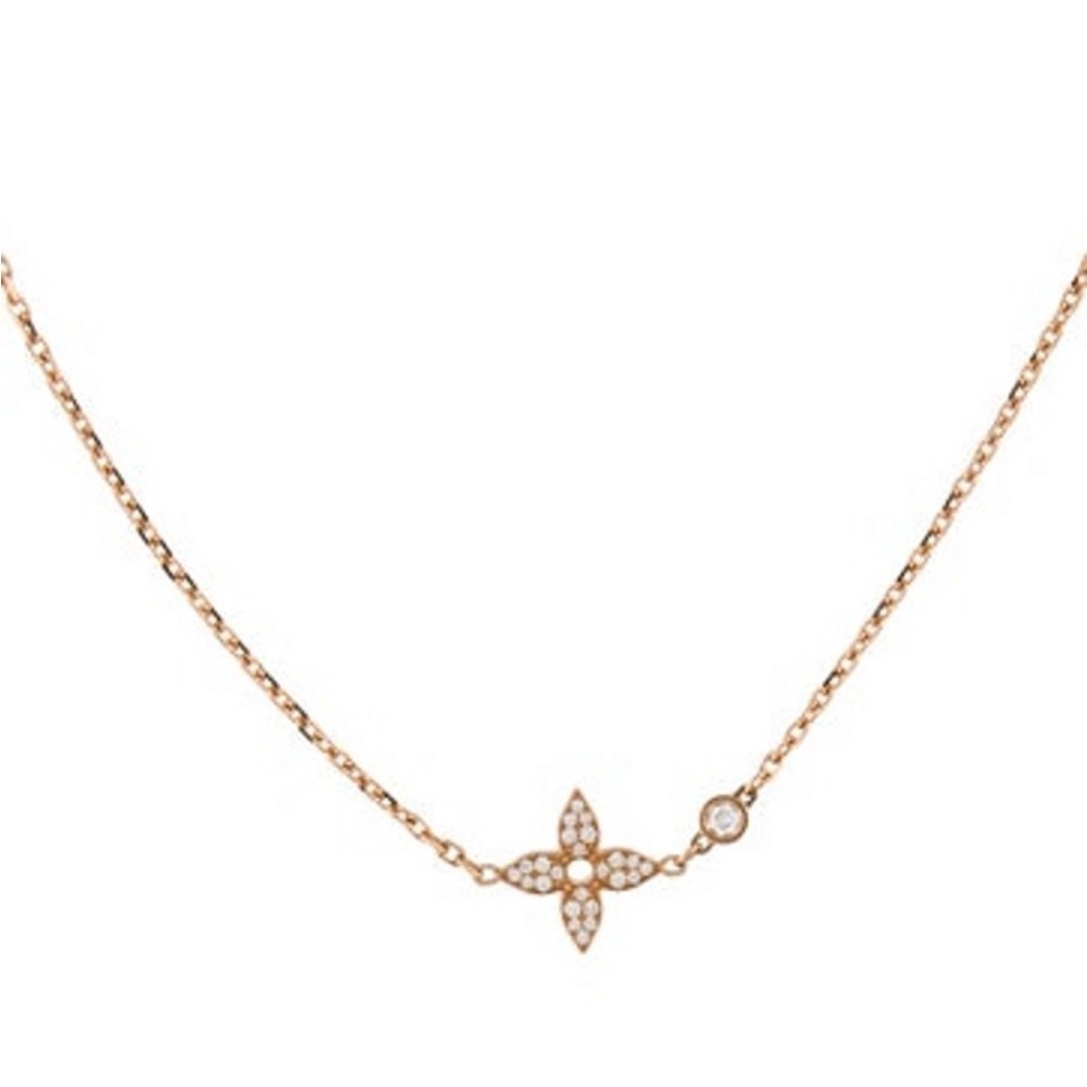 Louis Vuitton 18K Diamond Idylle Blossom Pendant Necklace